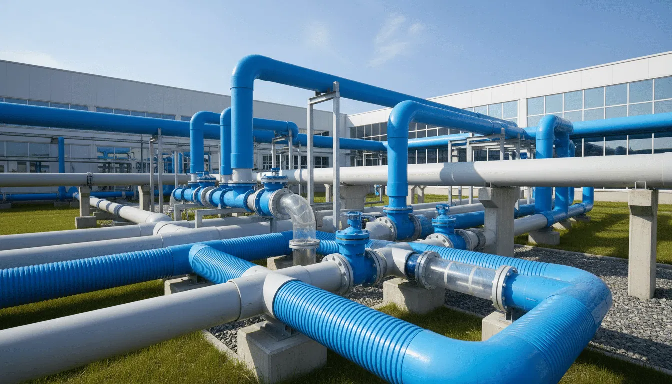 FRP GRP Piping Systems for Power Plant Cooling Water